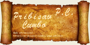 Pribisav Cumbo vizit kartica